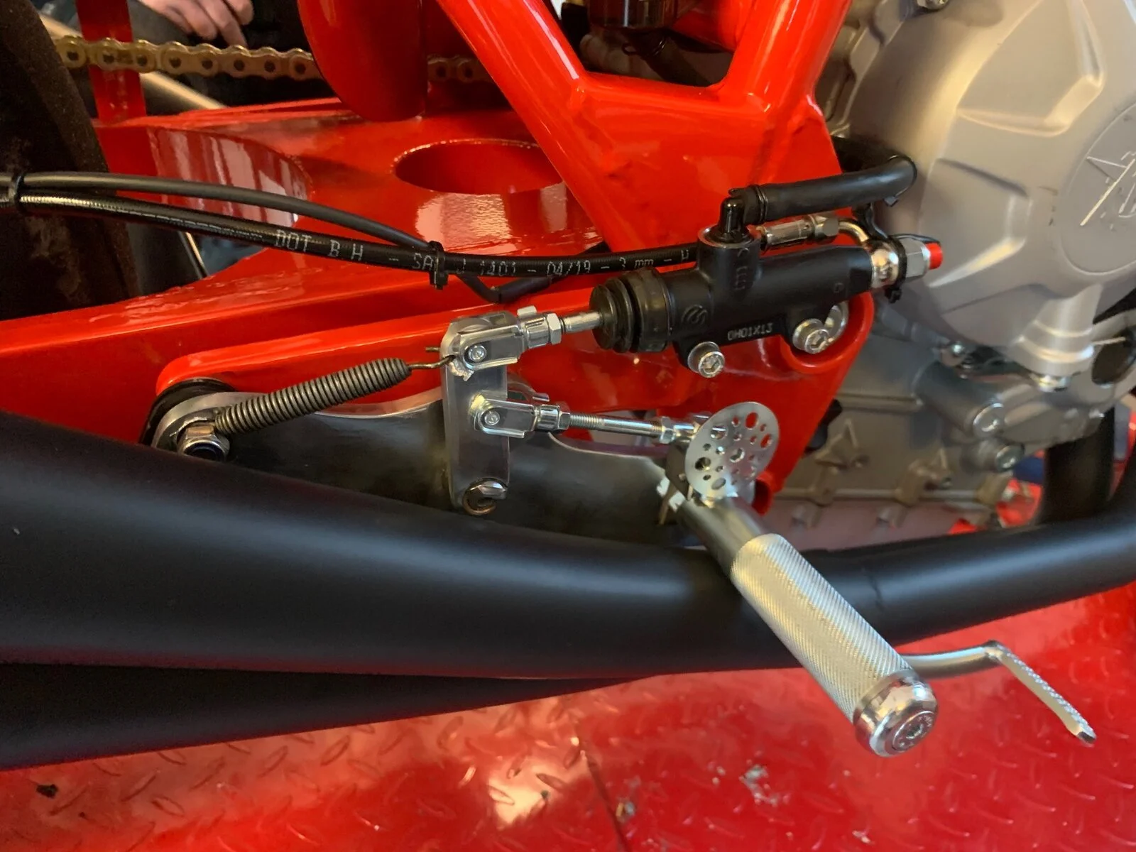 How to adapt a MV Magni for a 71 old disabled rider