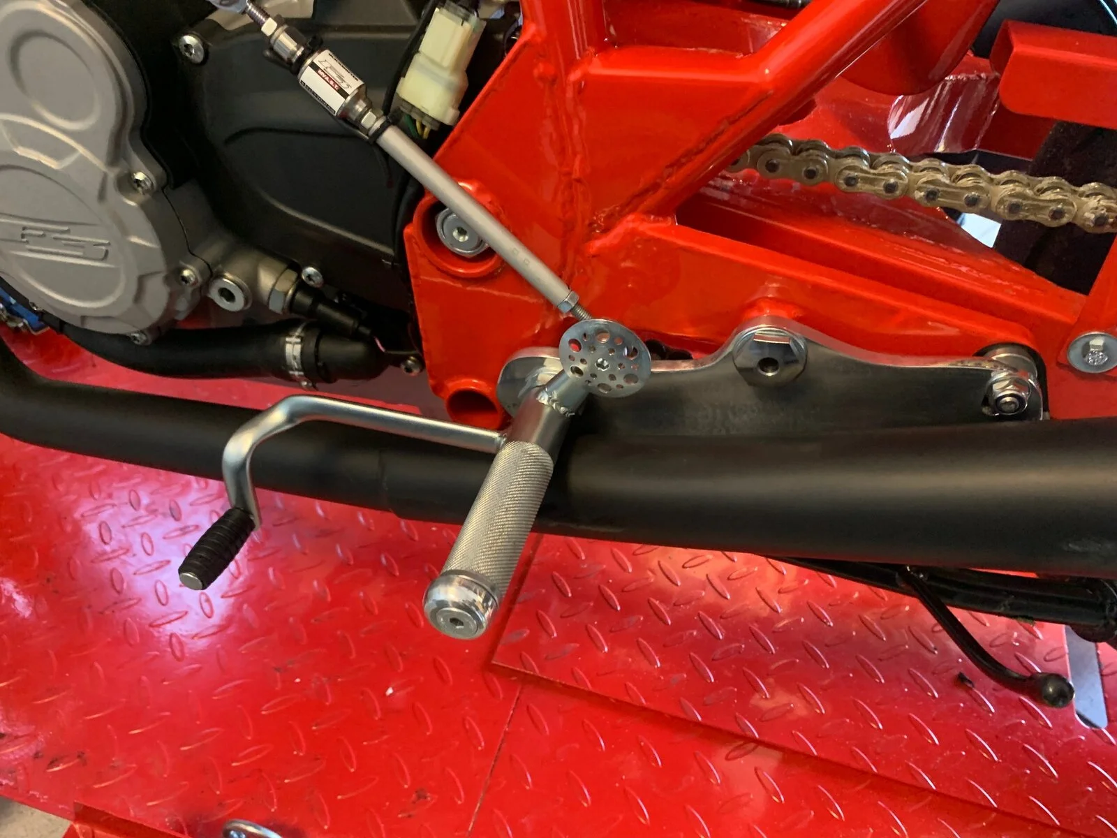 How to adapt a MV Magni for a 71 old disabled rider