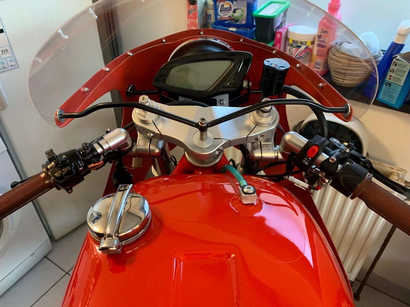 How to adapt a MV Magni for a 71 old disabled rider