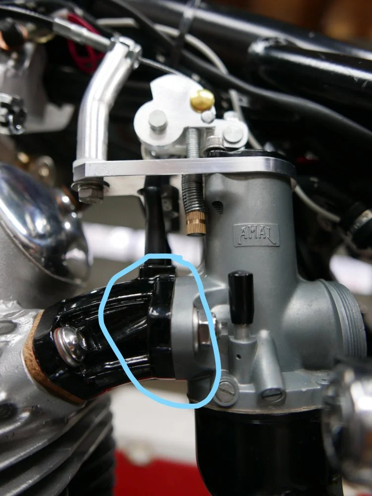 Carb body to intake runner...