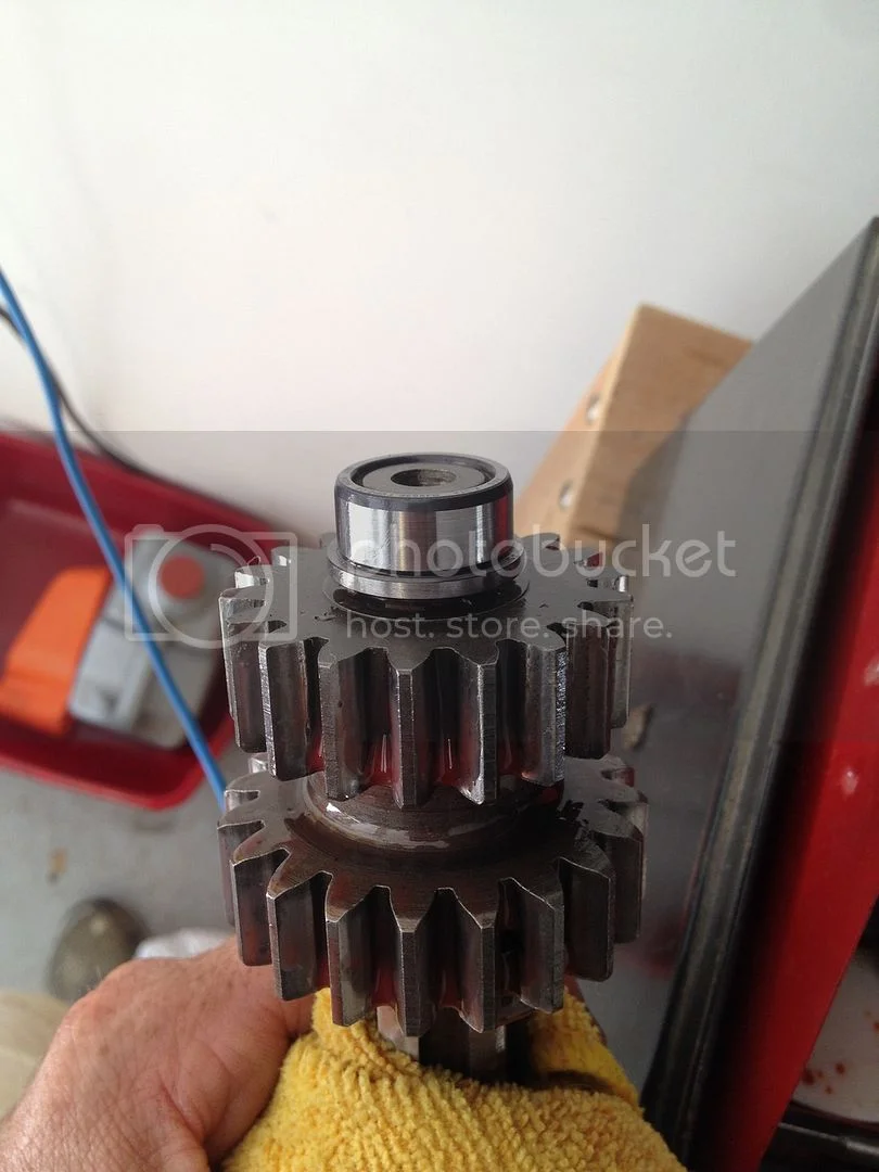 Cracking between the bearings