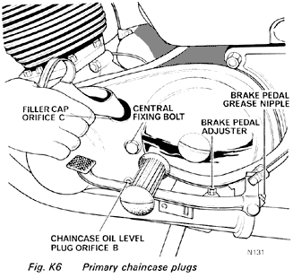 Changing primary drive oil, ALOT came out...