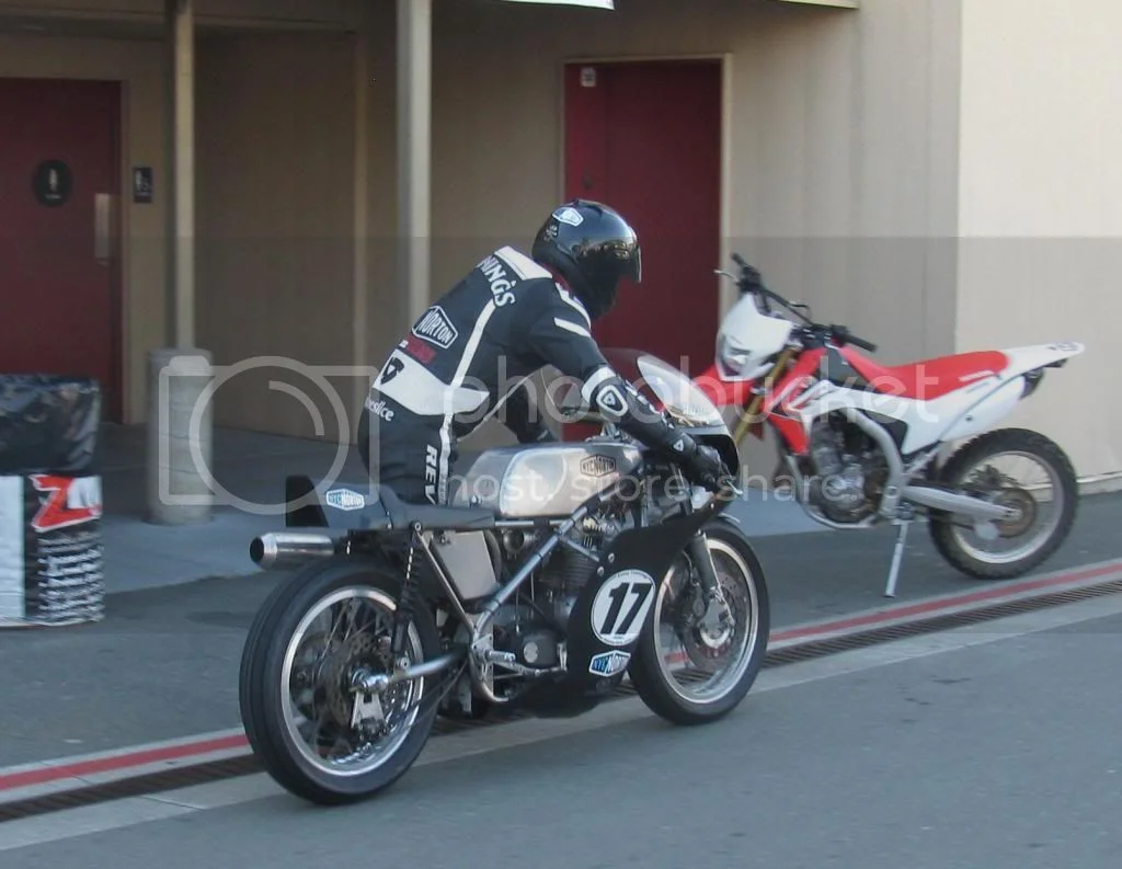 Nortons Racing on left coast.