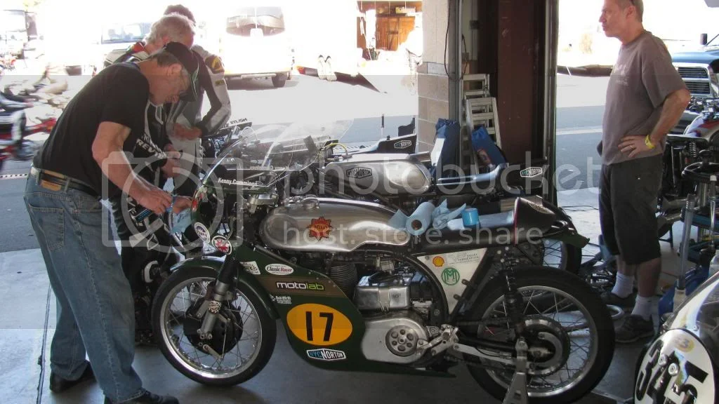 Nortons Racing on left coast.