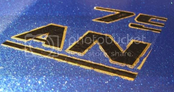 Painting stick on decals