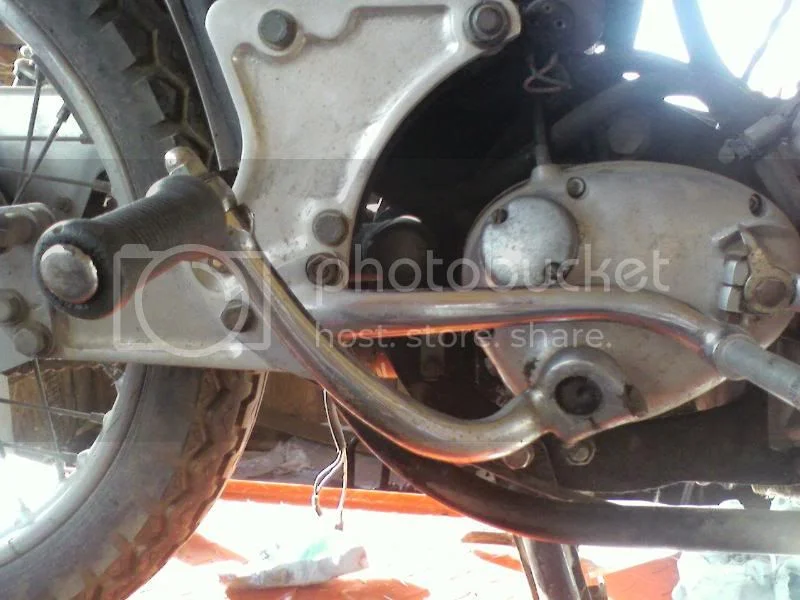 Kickstart lever freeplay