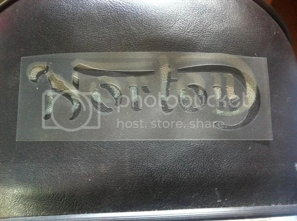 How to restore the Norton logo on the seat?