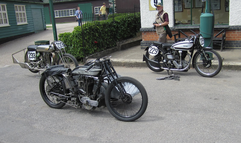 some photos of Nortons and others from Brooklands...