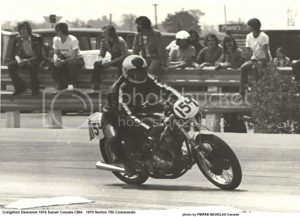 Road Racing a Norton Commando