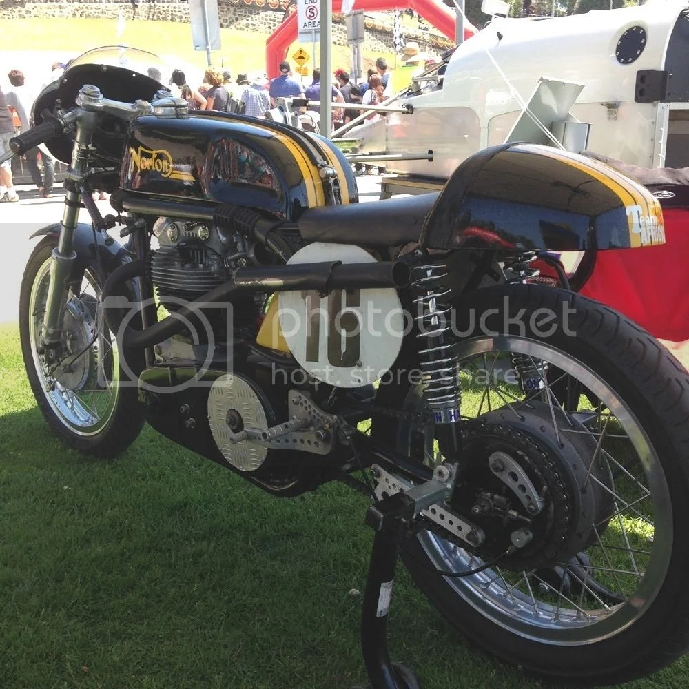 Featherbed race bike