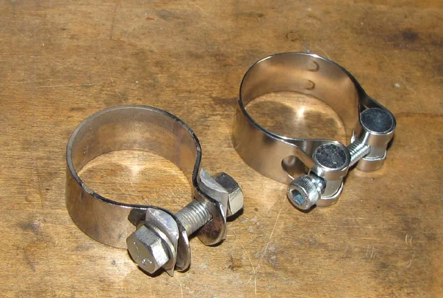 Muffler clamps
