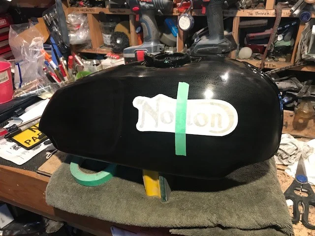 My basket shed project, '73 850 commando (2020)