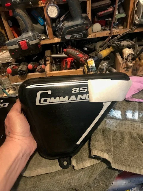 My basket shed project, '73 850 commando (2020)