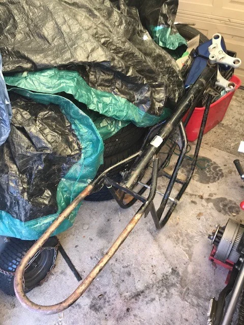 My basket shed project, '73 850 commando (2020) My basket shed project, '73 850 commando (2020)