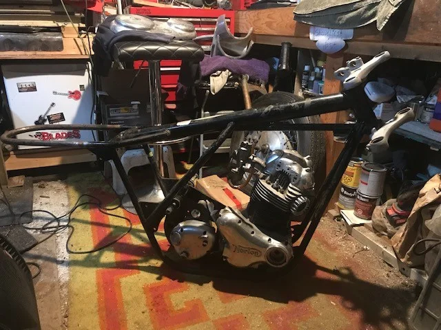 My basket shed project, '73 850 commando (2020)