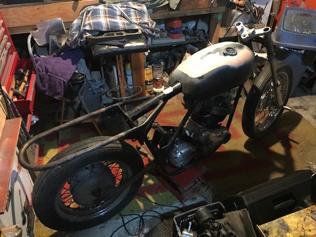 My basket shed project, '73 850 commando (2020)