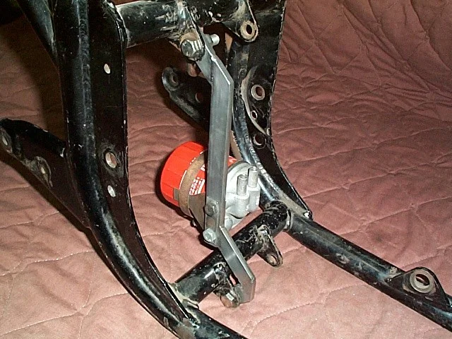 Oil filter on late model Dominator