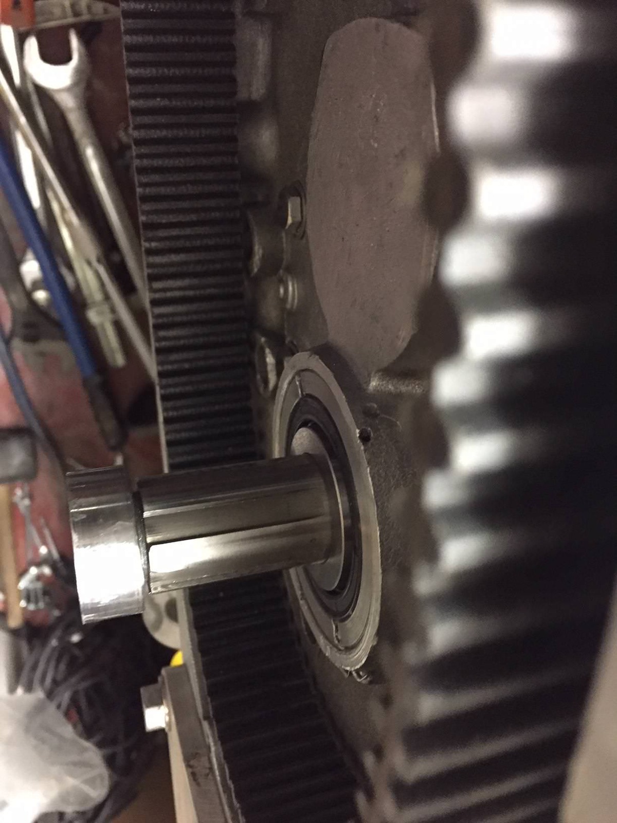 Crankcase repair (53 Vincent restoration)