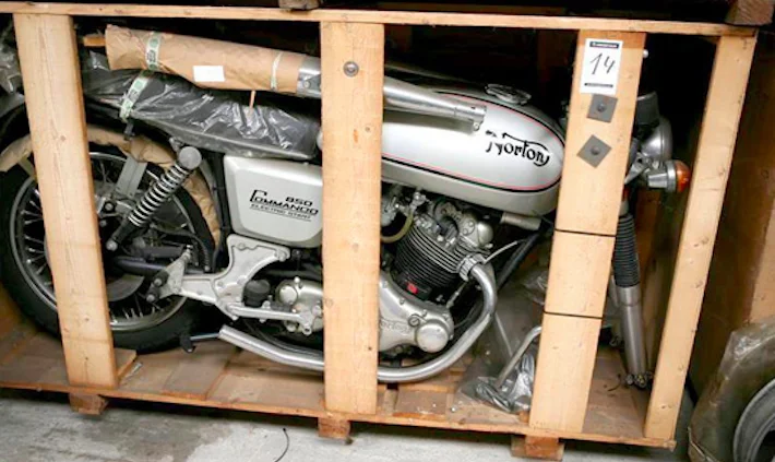 Belgium Nortons available for photo documentation