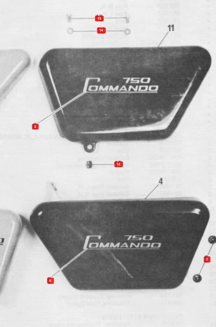 Are 1970 Fastback side covers rare?