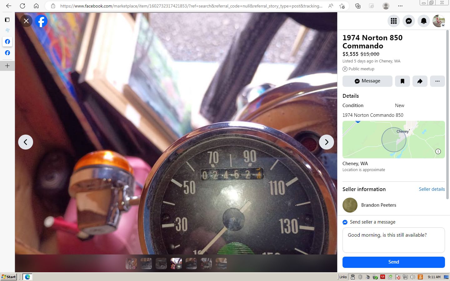 $10000 price reduction on  a 2400 mile 850, ,could be original? Upper Northwest