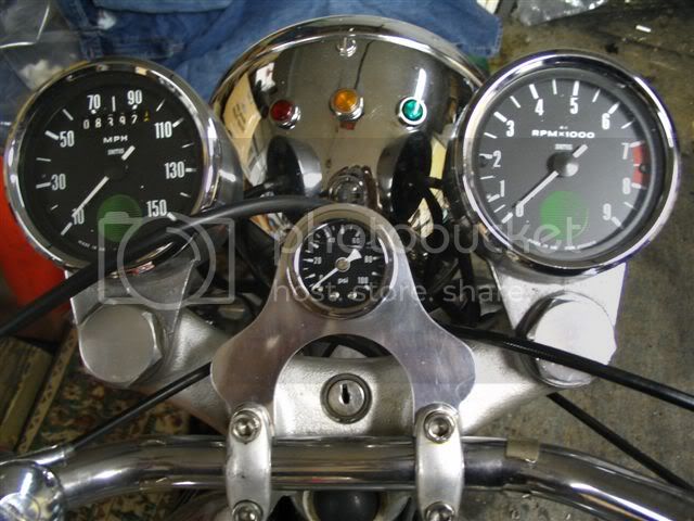 Production Racer ammeter mounting bracket.