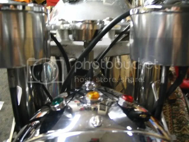 Production Racer ammeter mounting bracket.