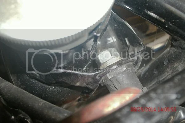 Oil tank tab broken again