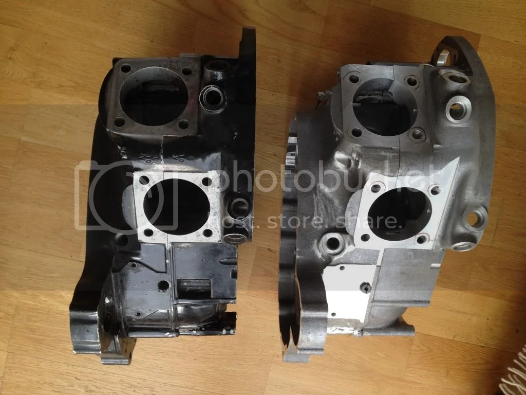 Crankcase repair (53 Vincent restoration)