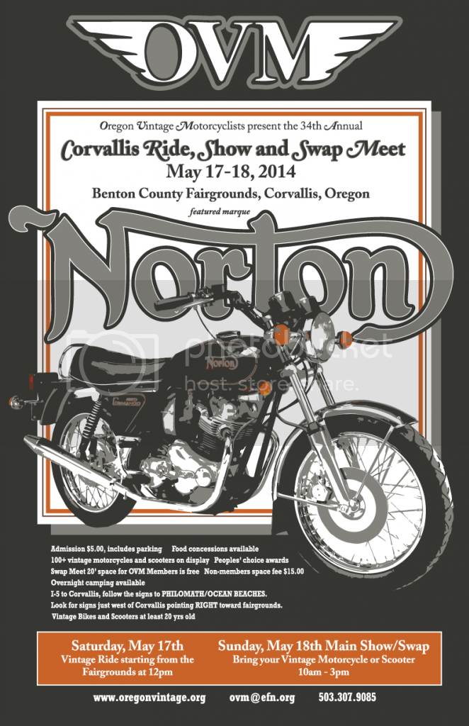 Oregon Vintage Motorcyclists Corvallis Show