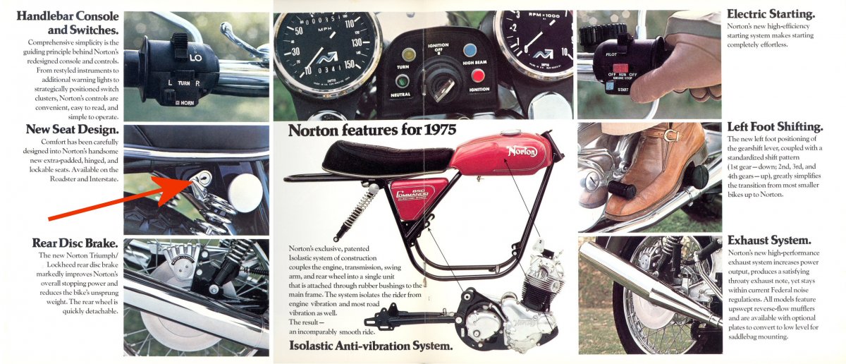 1975 Norton Mk3 distinguishing features