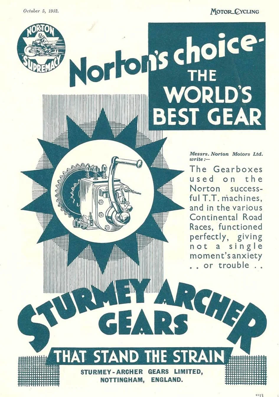 Close ratio gear set