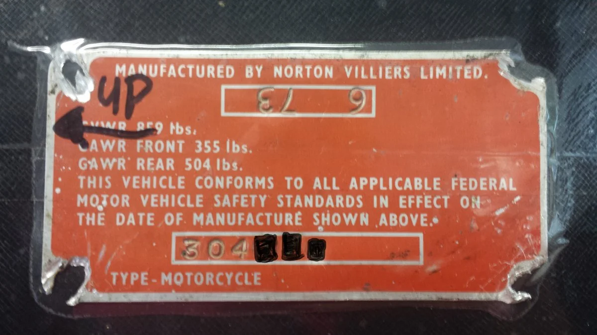 Certification plates