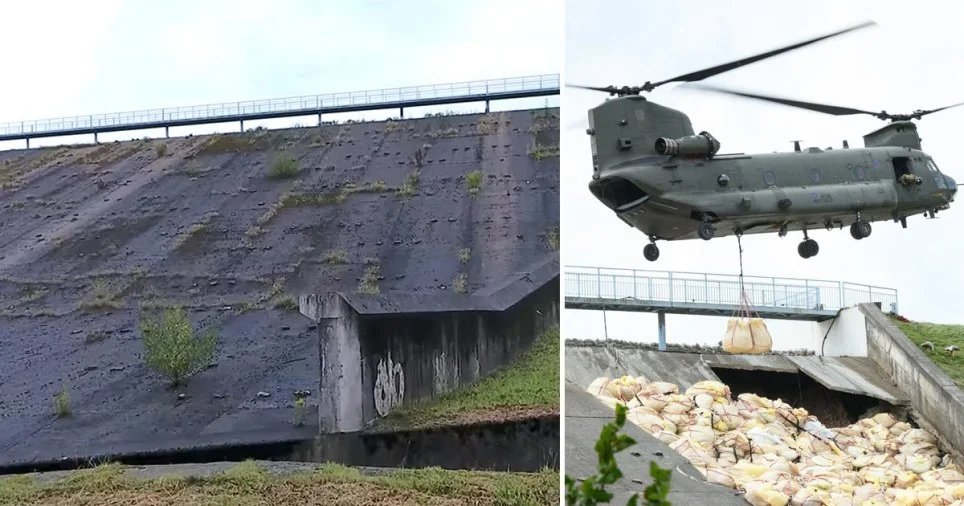 Toddbrook Reservoir dam