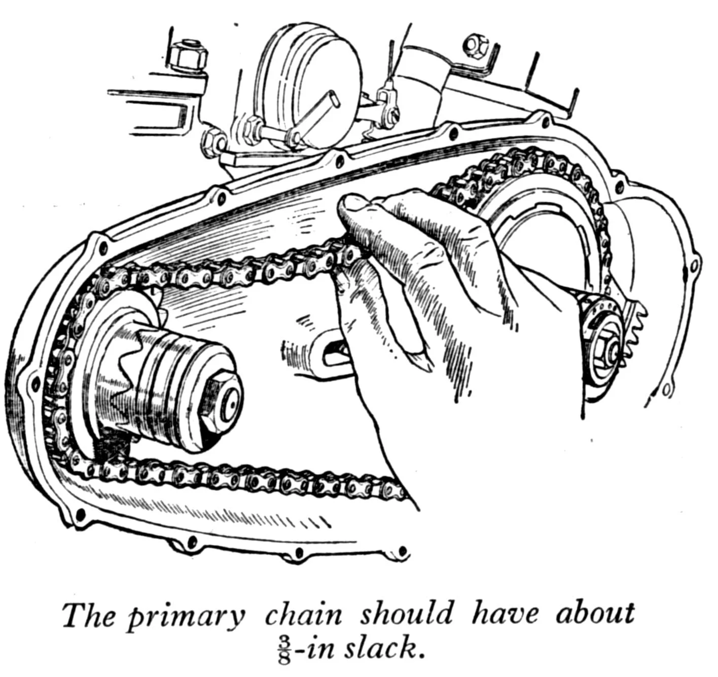 Primary chain: tight control