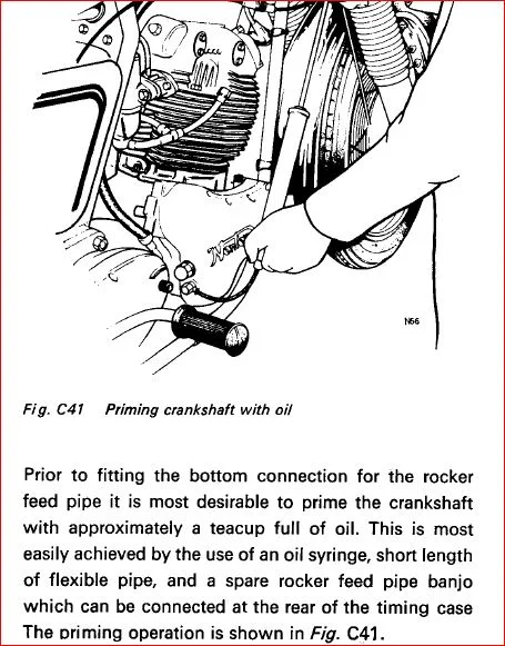 68 Commando Crankshaft bolt spanner size