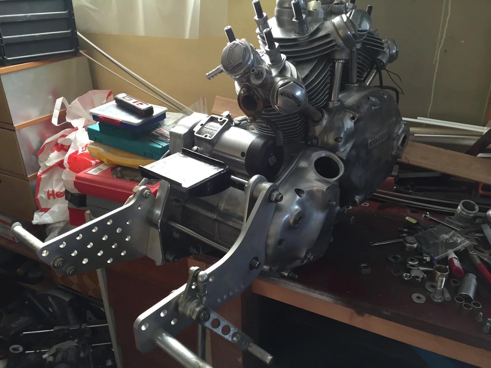 Crankcase repair (53 Vincent restoration)