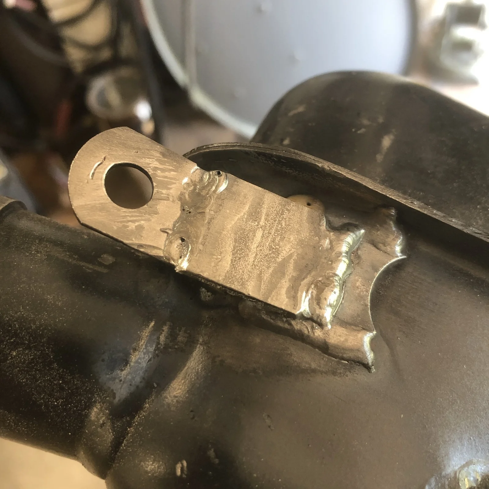 Oil Tank Mount Broke