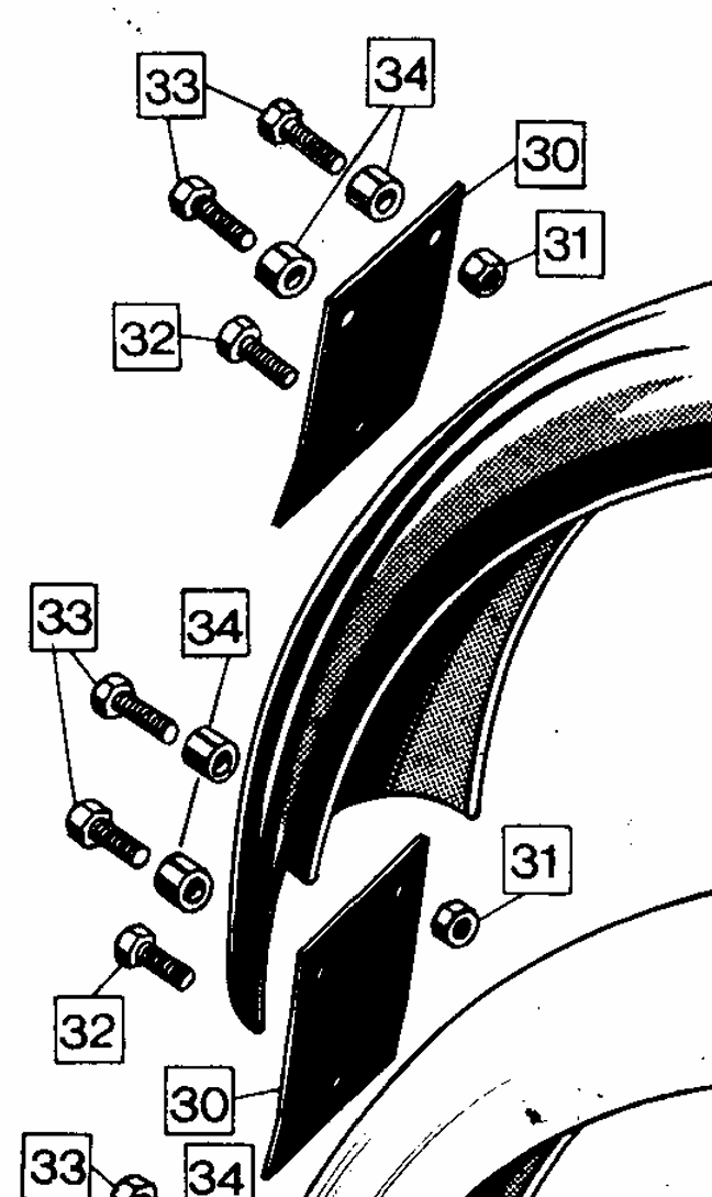 Rear mudguard support bracket