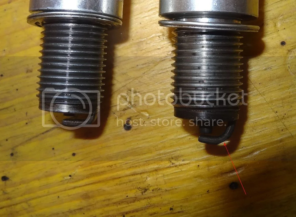 Projected spark plug electrode, purpose and effect? Access Norton