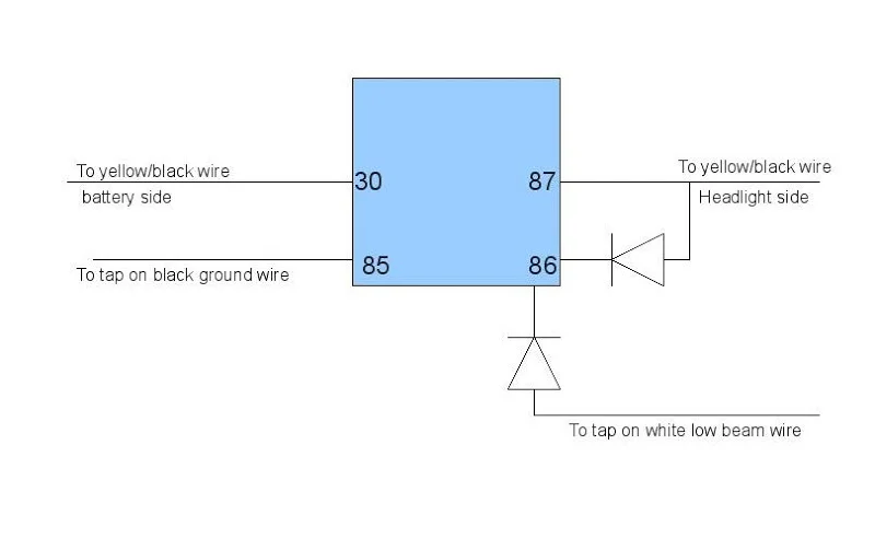 Hard wired headlight or ......