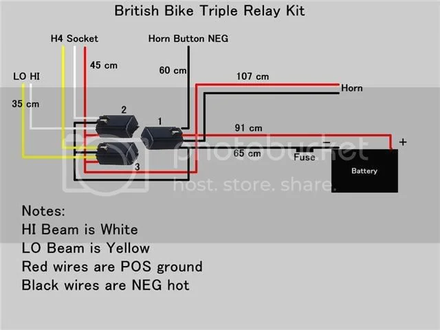 Headlight/horn relay wiring help please.