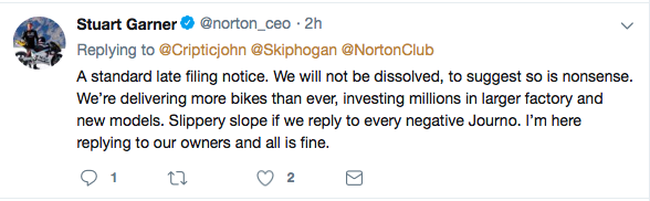 Norton in trouble?