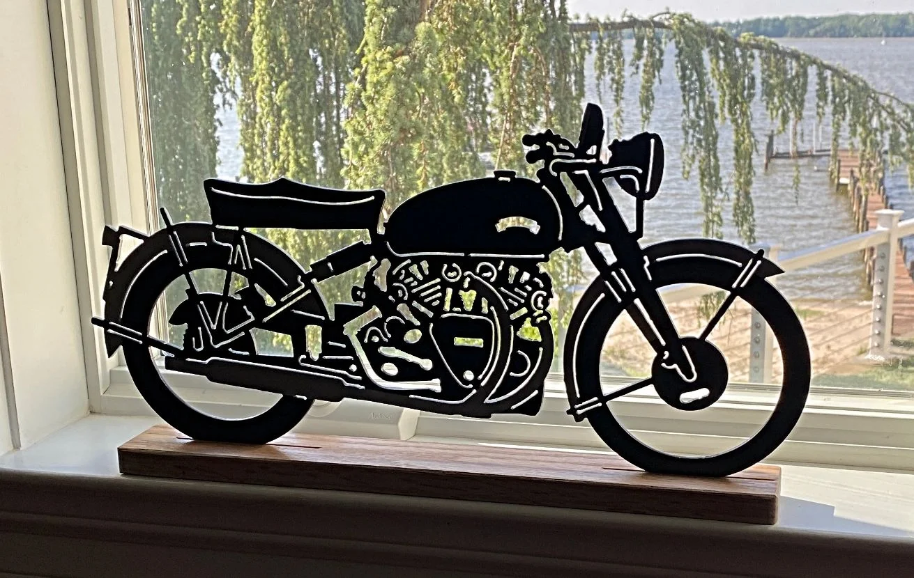 CNC Plasma Cut Vintage Motorcycles