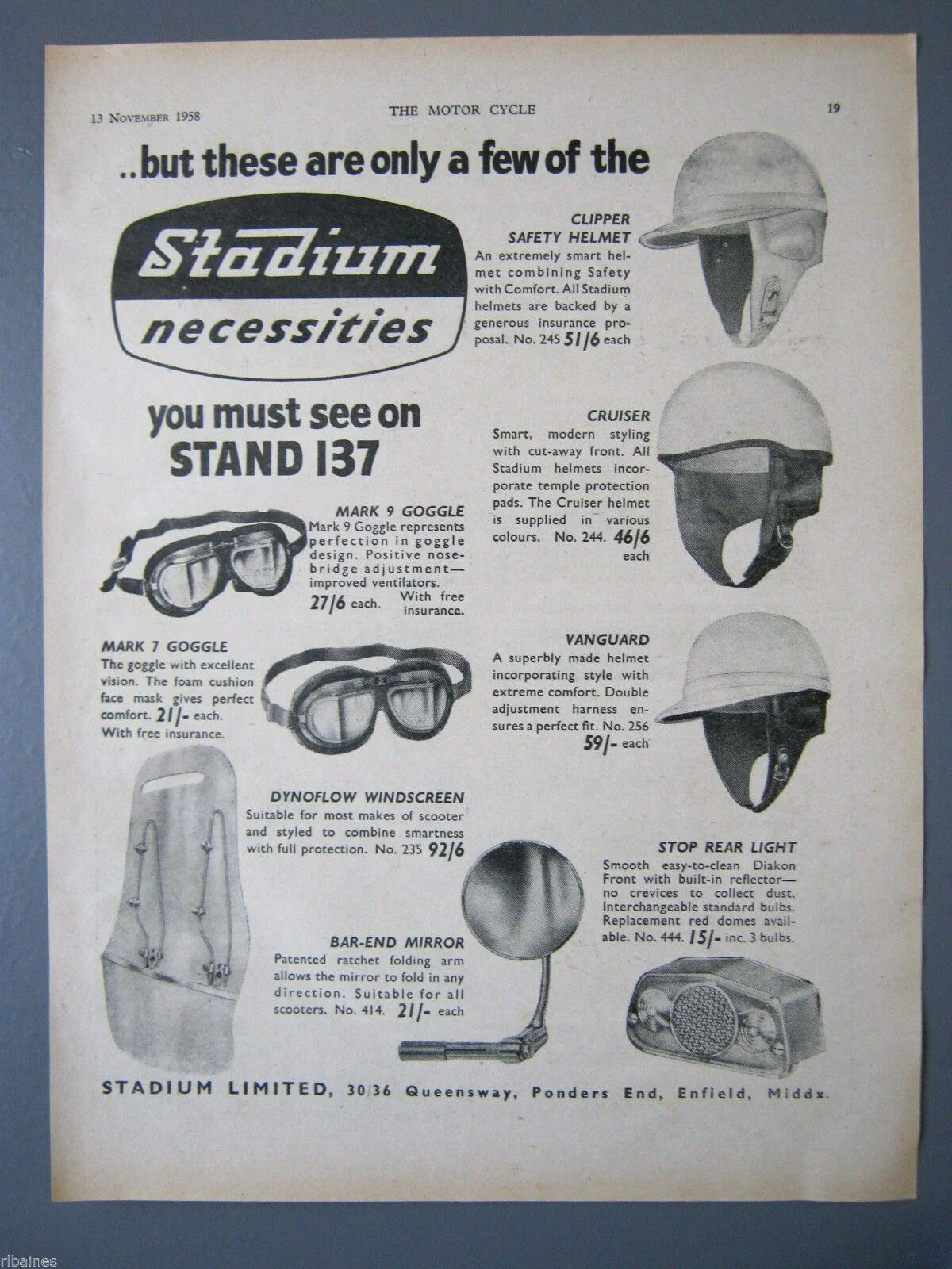 Mirror Stalk Fixation