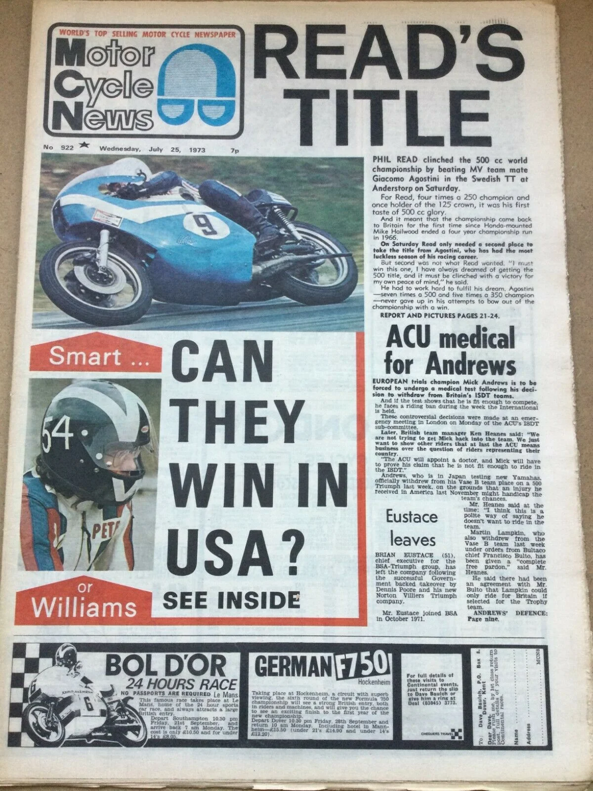 On TRACK . back then .