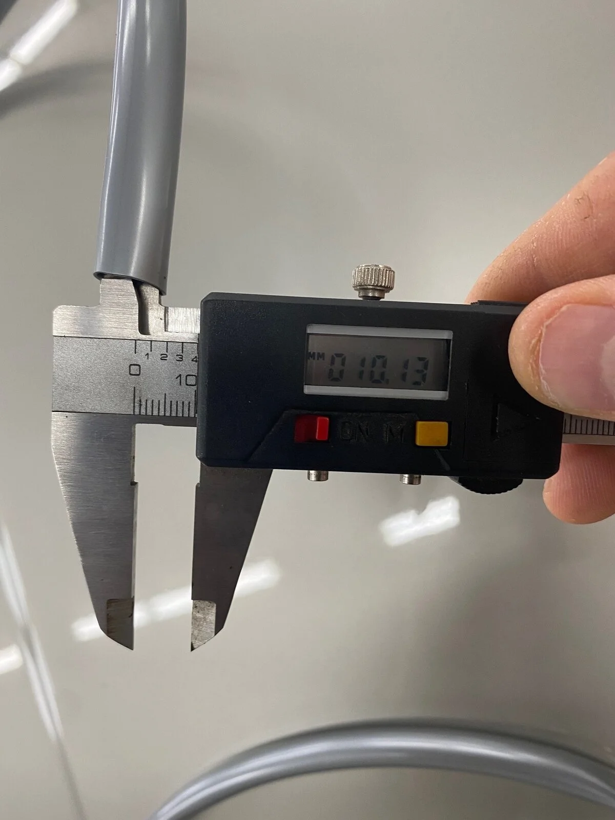 Wiring and grey sleeving