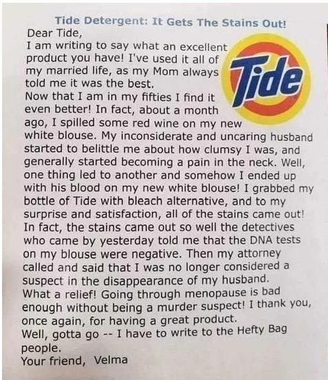 Post your jokes and humor here.