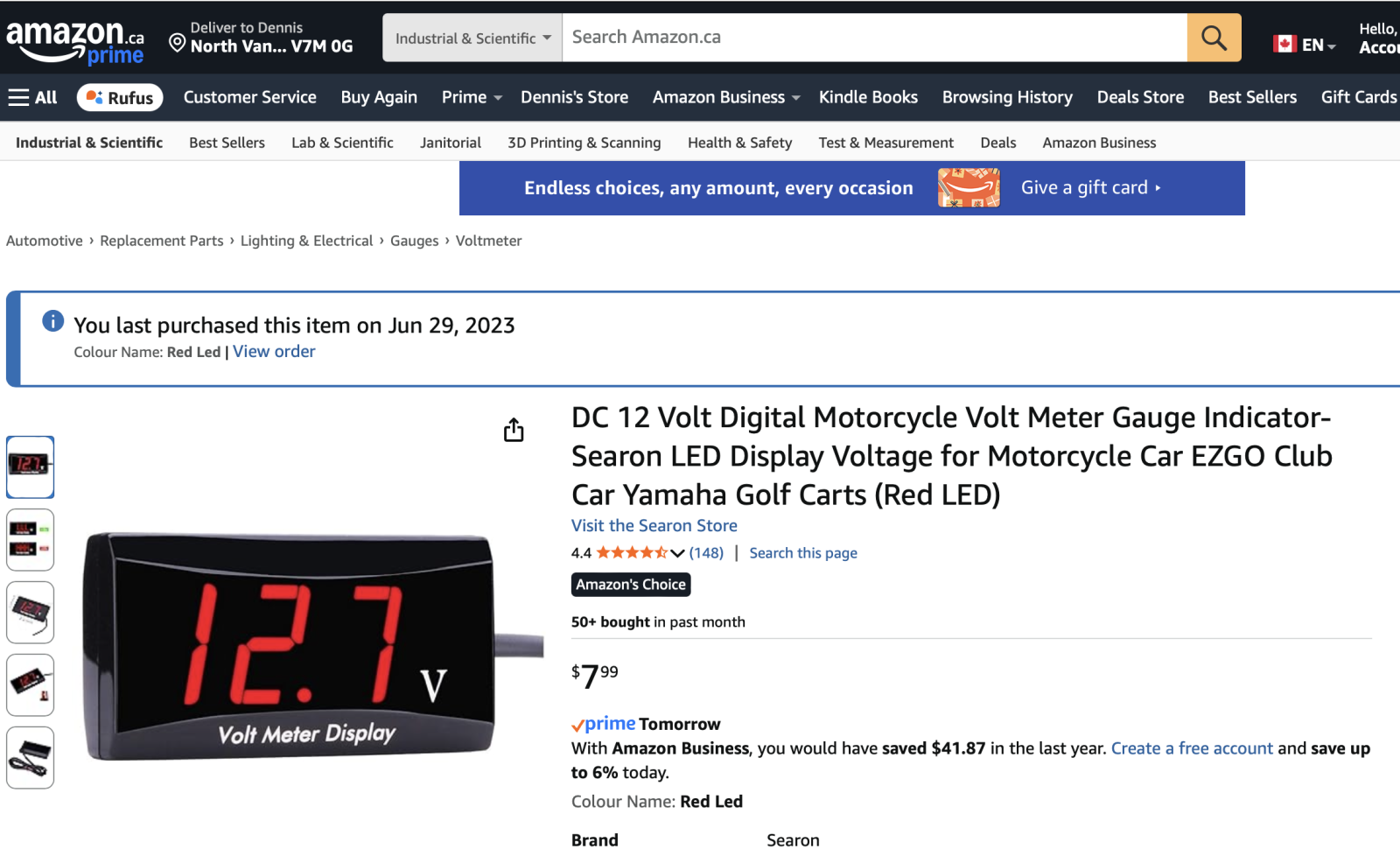 Charging system test