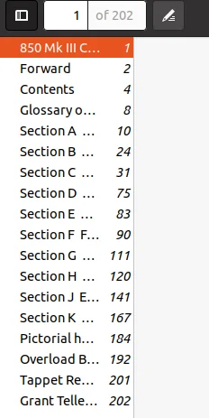 850 MkIII Shop Manual & Parts Catalog Errors (2017)